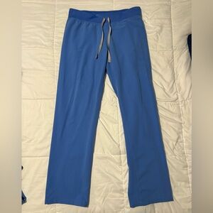 Figs Livingston Scrub Pant in Cecil blue